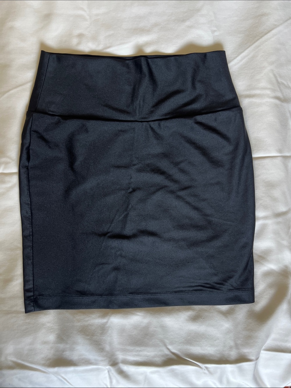 Forever 21 Black High-Waist Bandage Mini Skirt